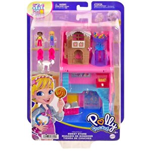 Polly Pocket Pollyville Şeker Dükkanı Oyun Seti Hnb03