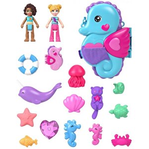 Polly Pocket Compact Daddy & Me Denizatı Çanta Oyun Seti Hwp03
