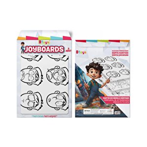 Btoys Joyboards Duyguları Öğreniyorum, Dünya Haritası, Dünya Çocukları 326309