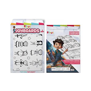 Btoys Joyboards Duyguları Öğreniyorum, Dünya Haritası, Dünya Çocukları 326309