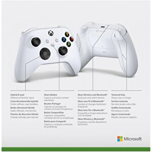 Microsoft Xbox Wireless Controller Uyumlu 9. Nesil Beyaz