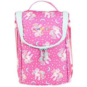 Kaukko Kids Beslenme Çantası Simli Nakışlı Unicorn L7140