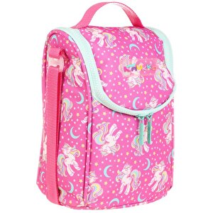 Kaukko Kids Beslenme Çantası Simli Nakışlı Unicorn L7140