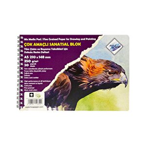 Çok Amaçlı Resim Defteri A5 350g