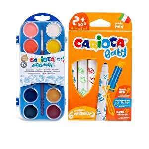 Baby Keçeli Kalem Ve Sulu Boya Seti