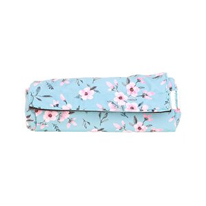 Soft Floral Surprise Kalem Çantası Blue K2670