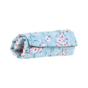 Soft Floral Surprise Kalem Çantası Blue K2670