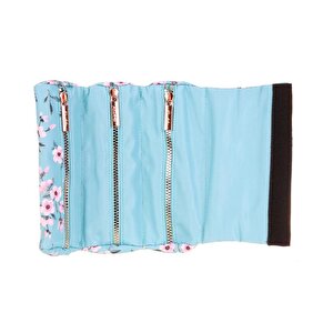 Soft Floral Surprise Kalem Çantası Blue K2670