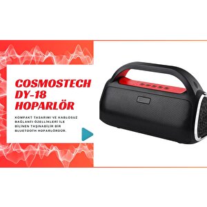Dy-18 Kablosuz Bluetooth Speaker Hoparlör, Taşınabilir, Yüksek Ses Kalitesi