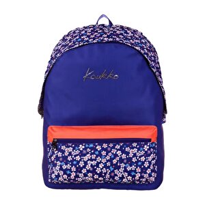 Hat Sırt Çantası Navy Blue Flowers K1664