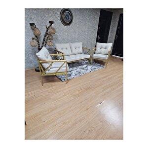 Gold Boyalı Bahçe - Balkon - Mutfak Çay Seti Takımı Bahçe Koltuk Takımı