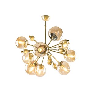 Kirpi 9'lu Eskitme Şık Metal Modern Avize