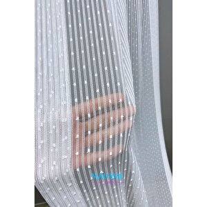 Dahlia 1x3 Sık Pile Dökümlü Tül Perde - Kırışmaz - Ütü Gerektirmez 320x260 cm