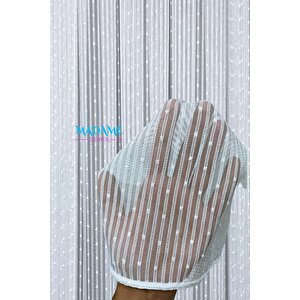 Dahlia 1x3 Sık Pile Dökümlü Tül Perde - Kırışmaz - Ütü Gerektirmez