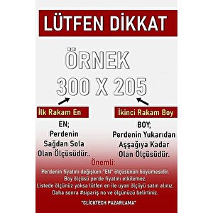 Butterfly Kırık Beyaz 1x3 Sık Pile Tül Perde - Kırışmaz Ütü Gerektirmez