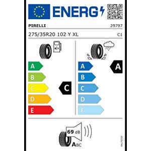 275/35r20 102y Xl R-f P-Zero  Oto Yaz Lastiği Üretim 2024