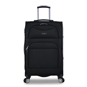 Siyah Unisex 3'lü Valiz Seti Fsl010set