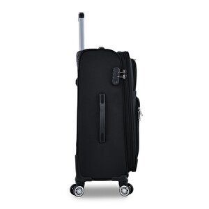 Siyah Unisex 3'lü Valiz Seti Fsl010set