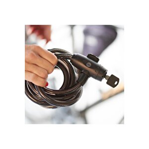 Essential Kablolu Bisiklet Kilidi 12mm  Anahtarlı