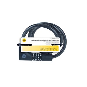 Essential Kablolu Bisiklet Kilidi  Şifreli  Anahtarlı