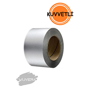 Wuvera Süper Güçlü Su Sızdırmaz Çamur Bant 48mm X 2m Tamir Çatlak Boru Bandı. Çatı Izolasyon Bandı - 48mm X 2m