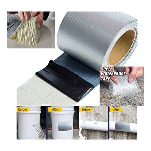 Wuvera Süper Güçlü Su Sızdırmaz Çamur Bant 48mm X 2m Tamir Çatlak Boru Bandı. Çatı Izolasyon Bandı - 48mm X 2m