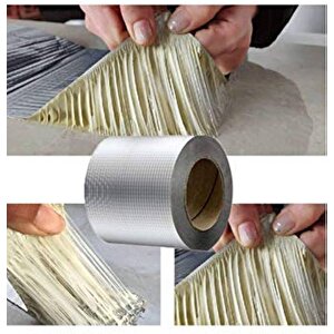 Wuvera Süper Güçlü Su Sızdırmaz Çamur Bant 48mm X 2m Tamir Çatlak Boru Bandı. Çatı Izolasyon Bandı - 48mm X 2m