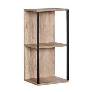 Profile Duvar Rafı Açık Ceviz Tori 30x63x25 Cm