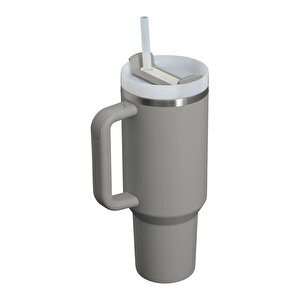 Quencher Pipetli Termos Bardak 1.18 Lt Koyu Gri