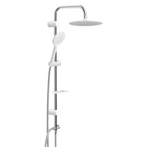 Slim White Yağmur Duş Seti Vs 536