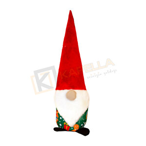 Yilbaşi Noel Baba Kapi Stoperi̇ Yeşi̇l Kurabi̇ye Desen