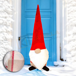 Yilbaşi Noel Baba Kapi Stoperi̇ Bej Ekose