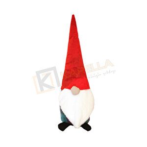 Yilbaşi Noel Baba Kapi Stoperi̇ Mavi̇ Yeşi̇l Bordo Ekose