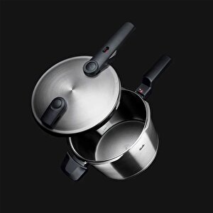 Fissler Vitaquick Premium 4,5 Litre Düdüklü Tencere + Tava Set