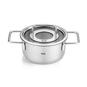 Pure Collection Cam Kapak Derin Tencere 16 Cm