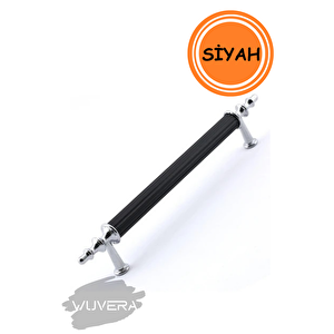 Gündüz Kulp Mobilya Mutfak Dolabı Çekmece Dolap Kulpları Kapak Kulpu Kulbu Siyah Krom 128 Mm