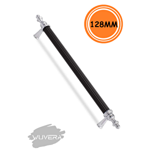 Gündüz Kulp Mobilya Mutfak Dolabı Çekmece Dolap Kulpları Kapak Kulpu Kulbu Siyah Krom 128 Mm