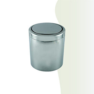 İgk Yapi - Çeli̇k Banyo Prati̇k Çöp Kovasi 12lt 430 (70-118)