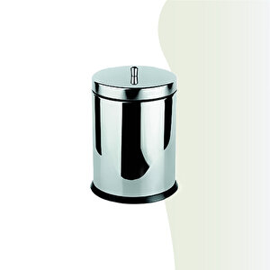 İgk Yapi - Çeli̇k Banyo Kapakli Çöp Kovasi 3lt 430 (70-167)