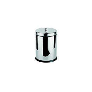 İgk Yapi - Çeli̇k Banyo Kapakli Çöp Kovasi 3lt 430 (70-167)