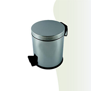 İgk Yapi - Çeli̇k Banyo Pedalli Çöp Kovasi 3lt 430 (70-012)