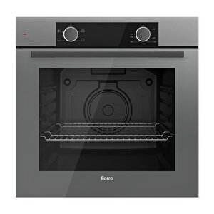 Ferre Pure Ss Serisi Gri Cam Ankastre Set D088 - Ss208 Kare - Xe61cpr