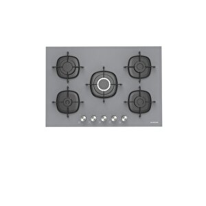 Karma Gri Cam Ankastre Set 3481 Davlumbaz - Cs5622s01 75cm Ocak - Esty Aef6601s04 Firin