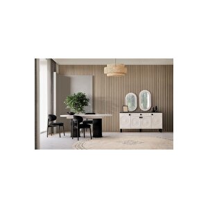 Ücretsiz Montaj-%100 Mdf-aytaşı-bohem Eliza Aynalı Konsol