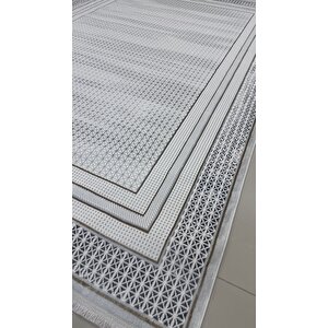 Safyün Halı Kadife Kf454 Gri 200 X 290 200x290 cm