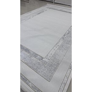 Safyün Halı Kadife Kf465 Gri 200 X 290 200x290 cm