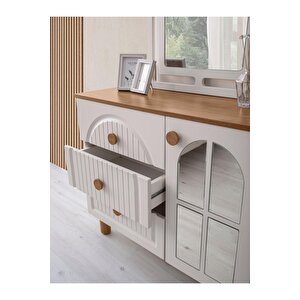 %100 Mdf-aytaşı-bohem Saliva Aynalı Şifonyer-makyaj Masası