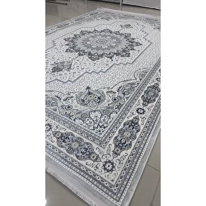 Safyün Halı Kadife Kf500 Gri Mavi 200 X 290 200x290 cm