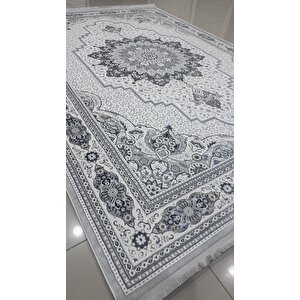 Safyün Halı Kadife Kf500 Gri Mavi 200 X 290 200x290 cm