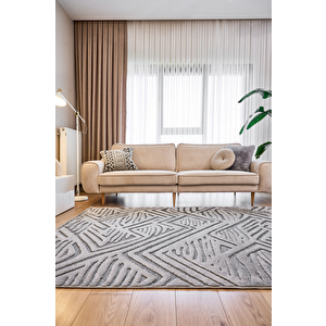 Apex Orion 4223 Gri Makine Halısı 160x230 cm